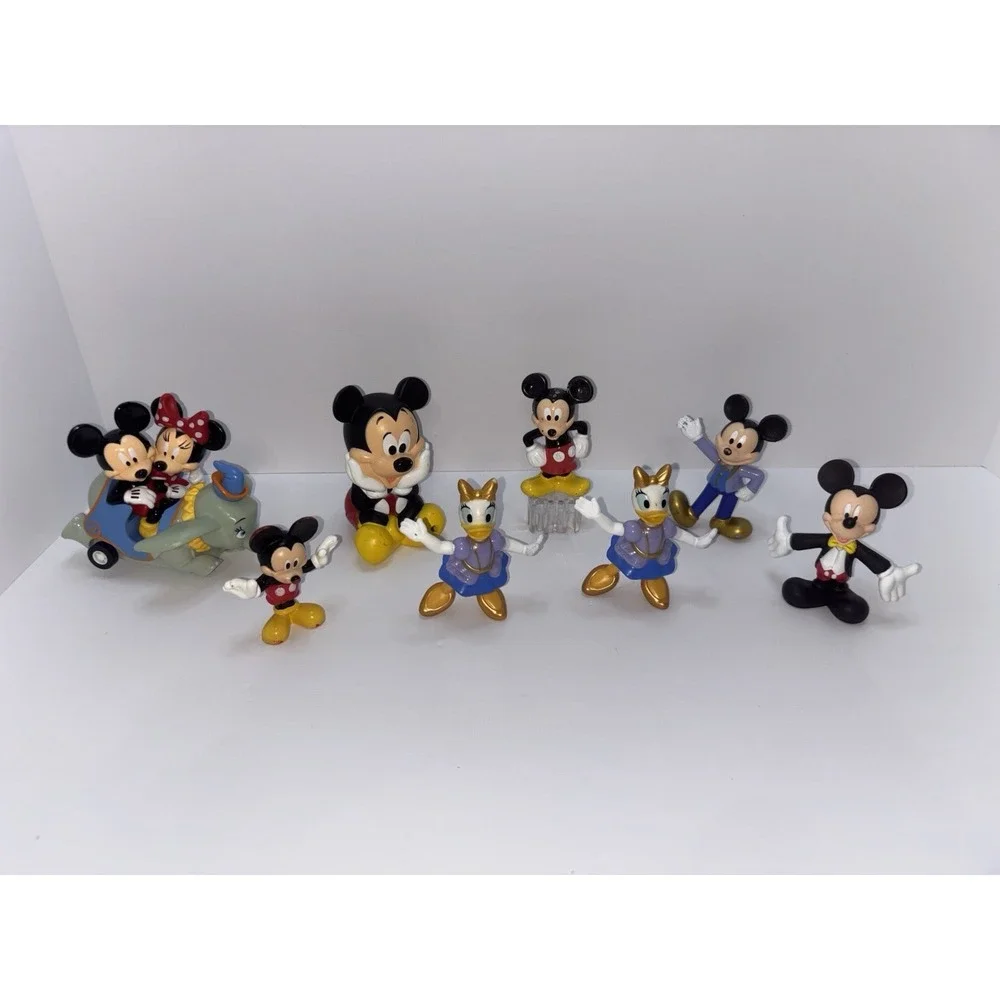 Mixed‎ Lot Of 8 Mickey And Friends Figures Vintage- Present Day cake TOPPER